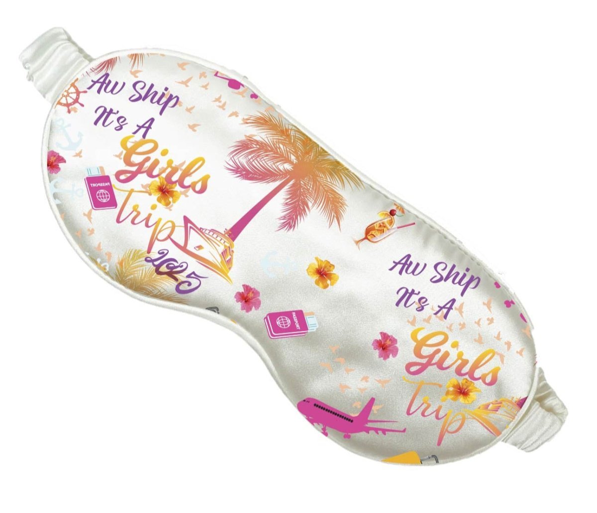Dream Doll Satin Sleep Mask – Cruise Matching Eye Cover - Cruise Dolls